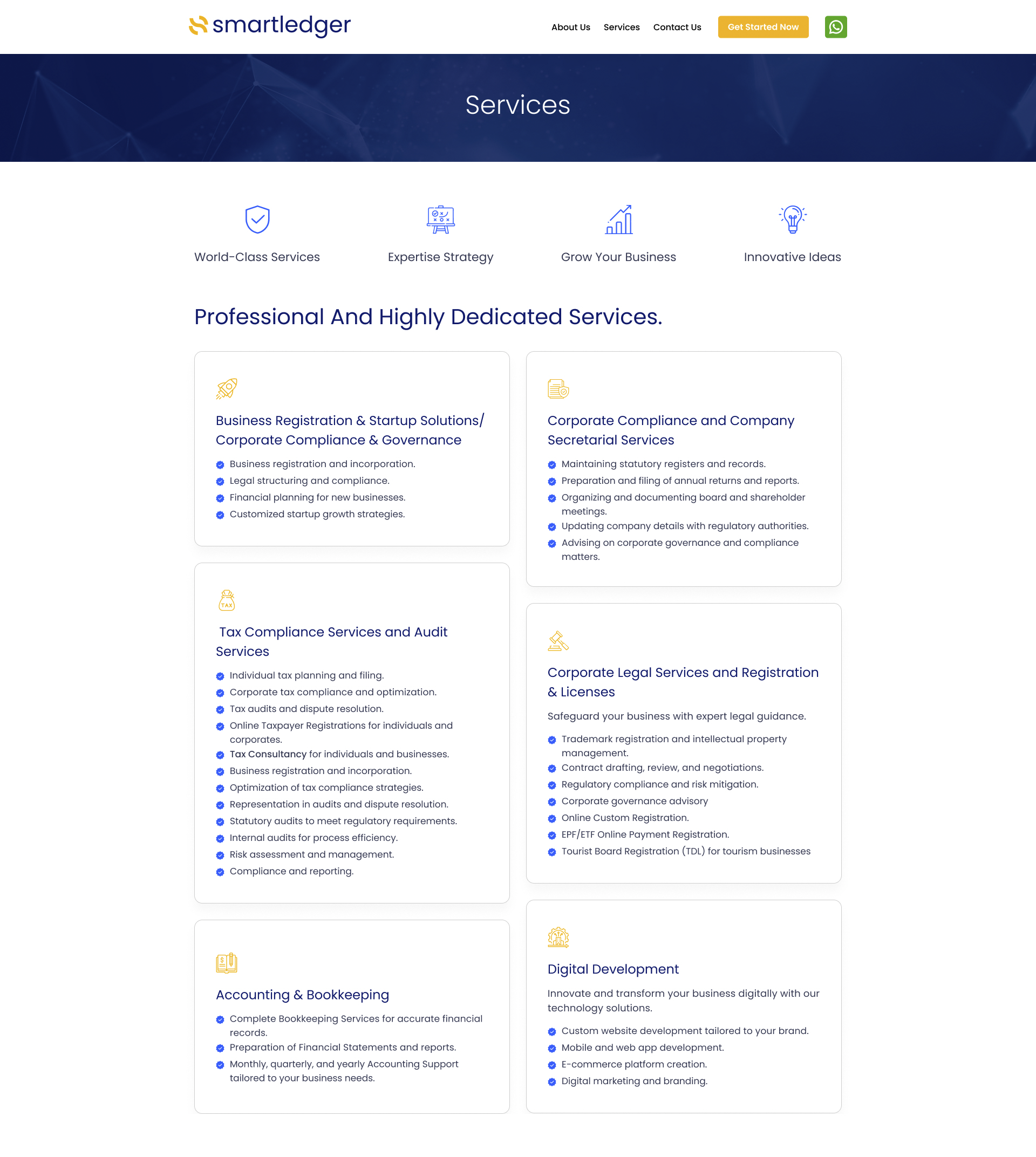 SmartLedger product listing